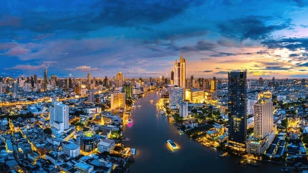 Bangkok City Center at Night